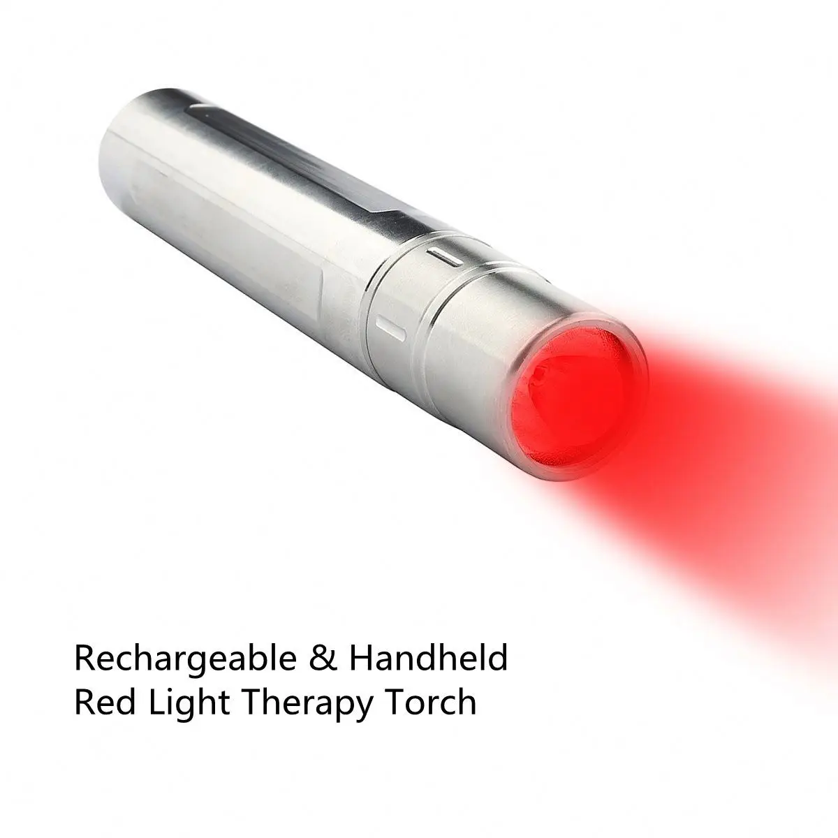 

Handheld Rechargeable facial wand combines red light therapy skincare red infrared lamp therapy torch