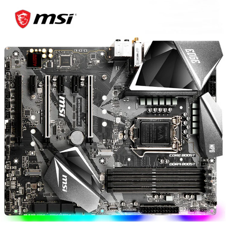 

MSI MPG Z390 GAMING EDGE AC blade board motherboard supports 9600K / 9700K / 9900K (Intel Z390 / LGA 1151)