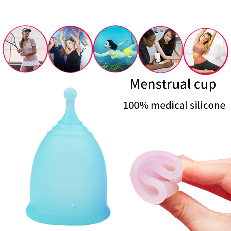 Ecofriendly Reusable Menstrual Cup High Quality Medical Grade Silicone