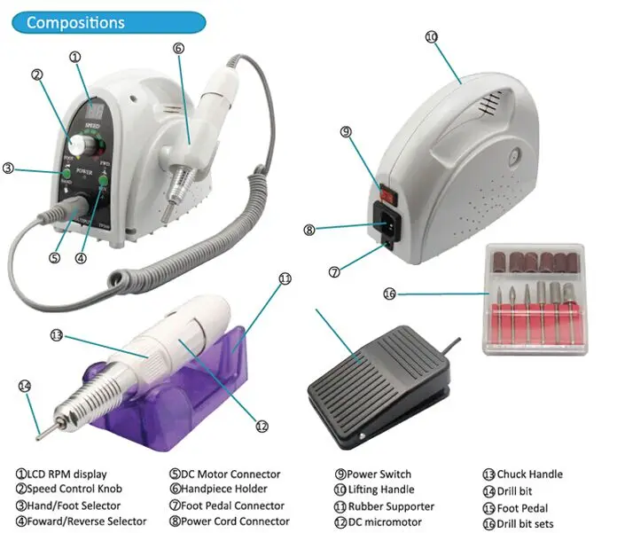 Nail drill схема