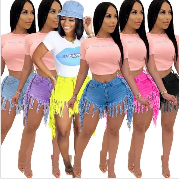 

2021 women summer clothing Tassu jeans (Only pants) jean pants womens shorts
