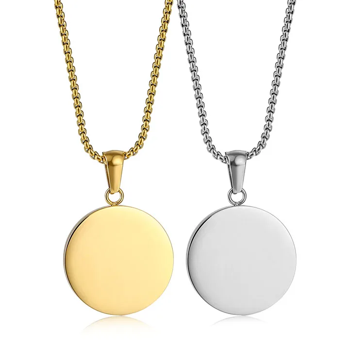 

OEM New Style Hand Gold Silver Pendant Stainless Steel Charm Necklace