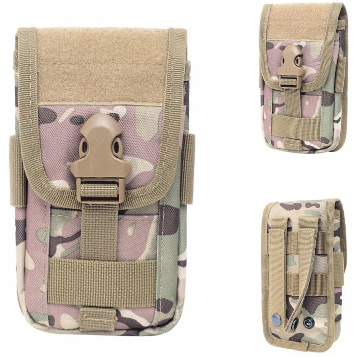

Mini Multi-function Hook Loop Travel Bag Outdoor Belt Waist Bag Tactical Molle Phone Holster