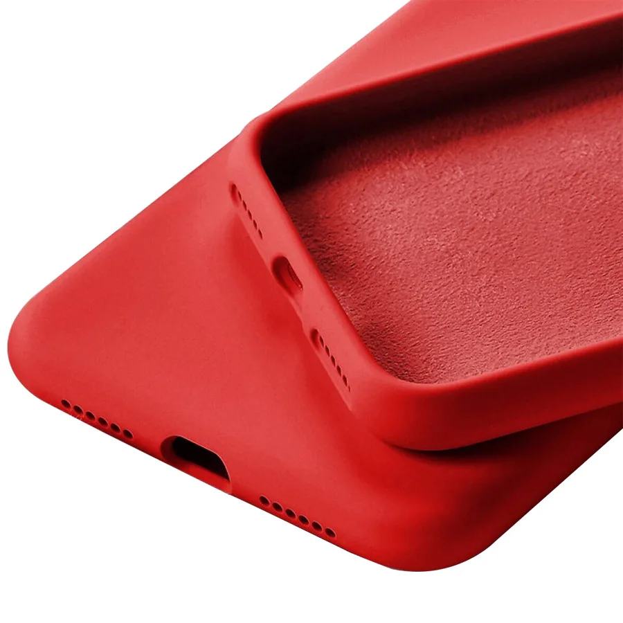 Custom Microfiber Inside Mobile Cover Smooth Liquid Silicone Gel Phone