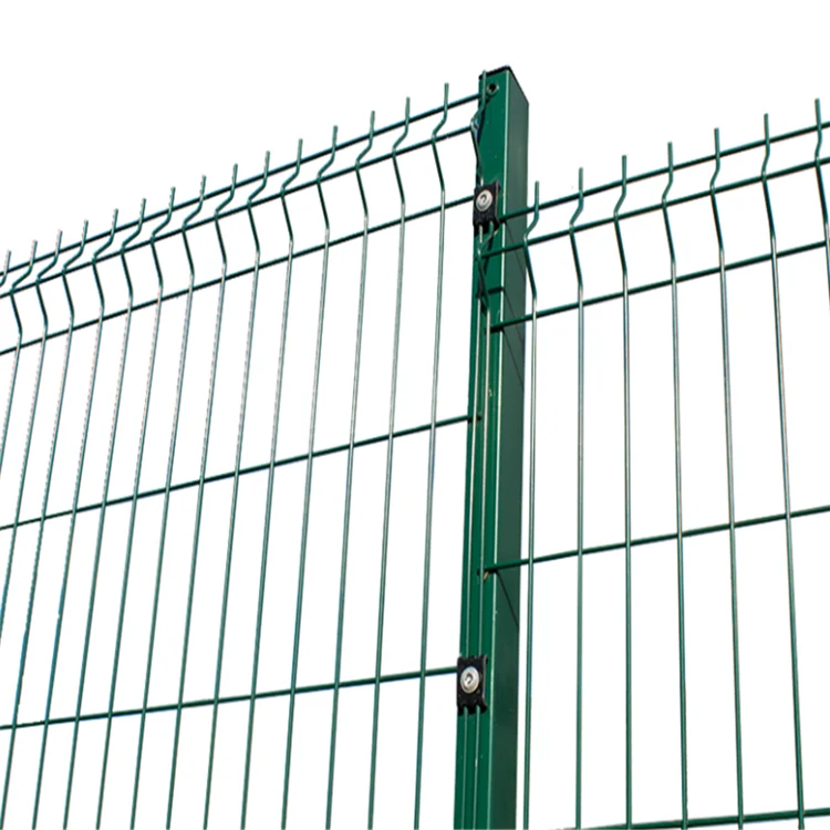 

Poland Fence Main Gate Designs PVC Coated Nylofor Outdoor Security 3D Wire Mesh Fencing, Green, blue, black, or customized