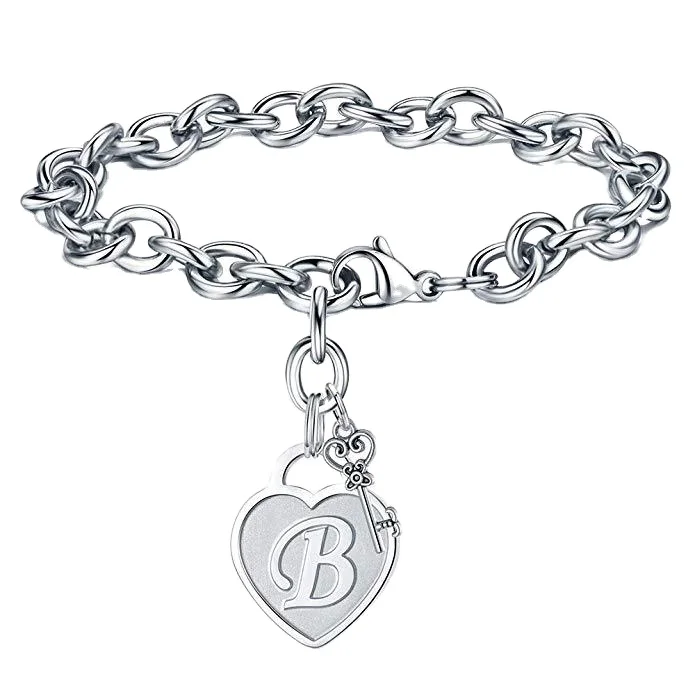 

New Arrival Letters Bracelet Pendant European initial letter Bracelet