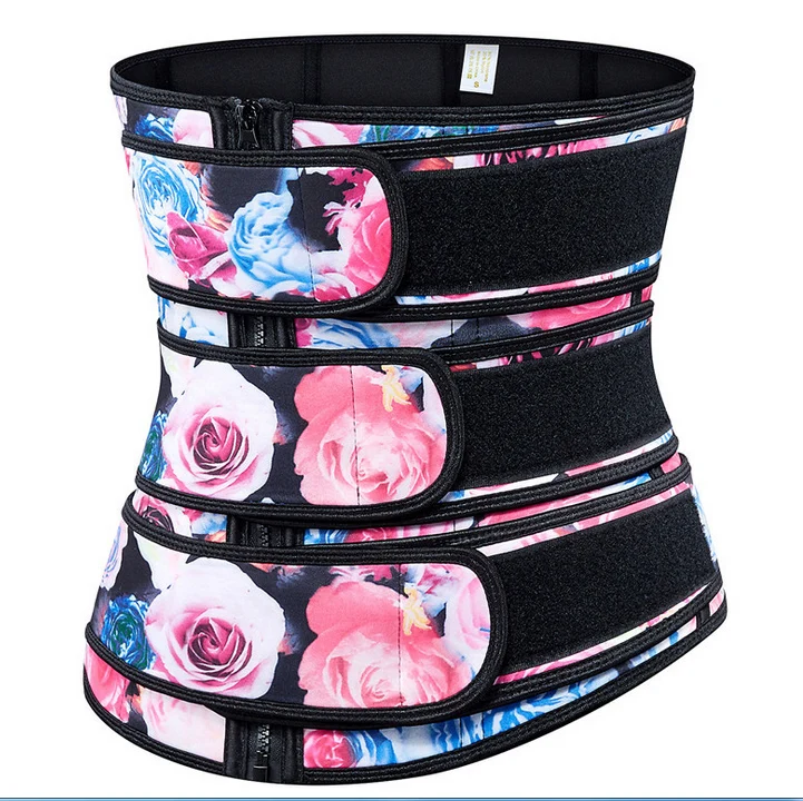 

Smooth Zipper & Waist Belts Cincher Waist Trainer Fitness Double Compression Body Shaper Slimming Postpartum Belt, Customized color