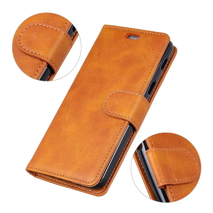 

Crazy Horse PU Leather Wallet Phone Case For Apple iPhone 11 Cell Phone Accessories Flip Kickstand Card Slot For iPhone 11 Case