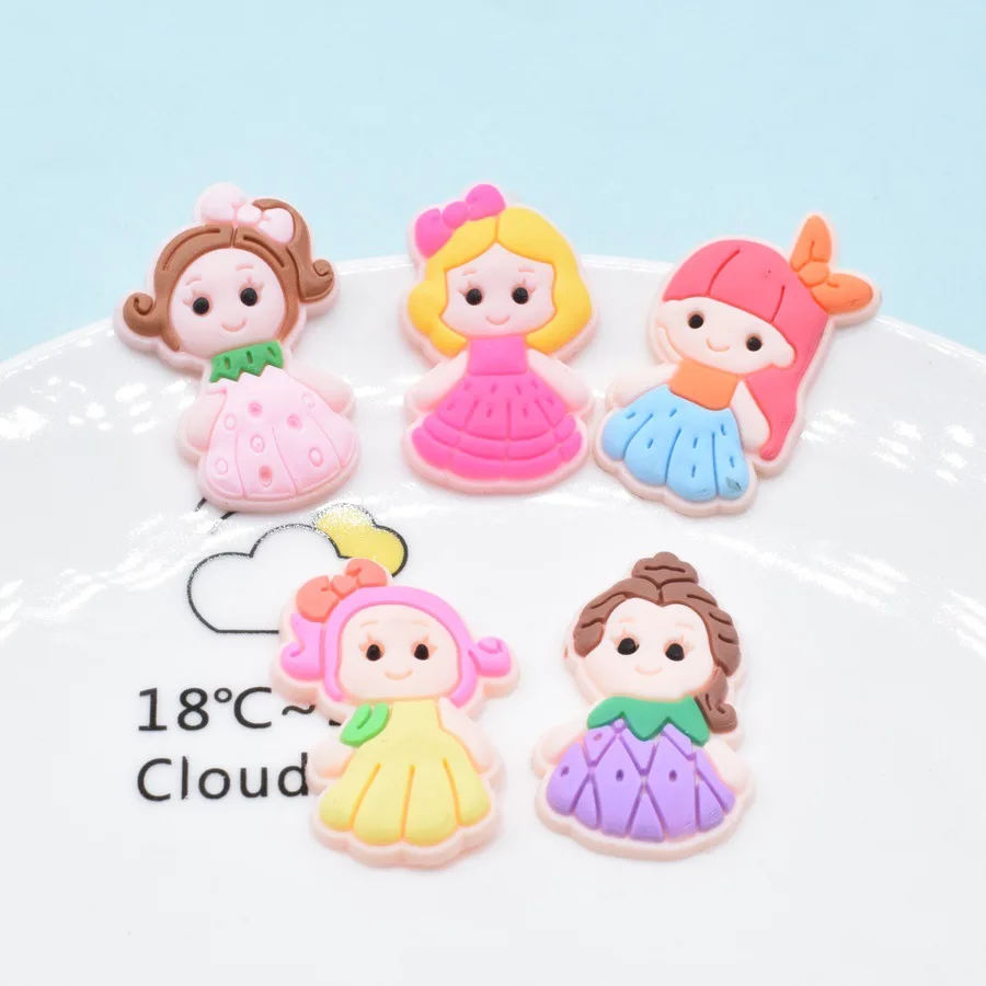 

Hot sell cartoon shoe charms Color the letter PVC croc Lovely princess Custom designer custom for croc sandals charms