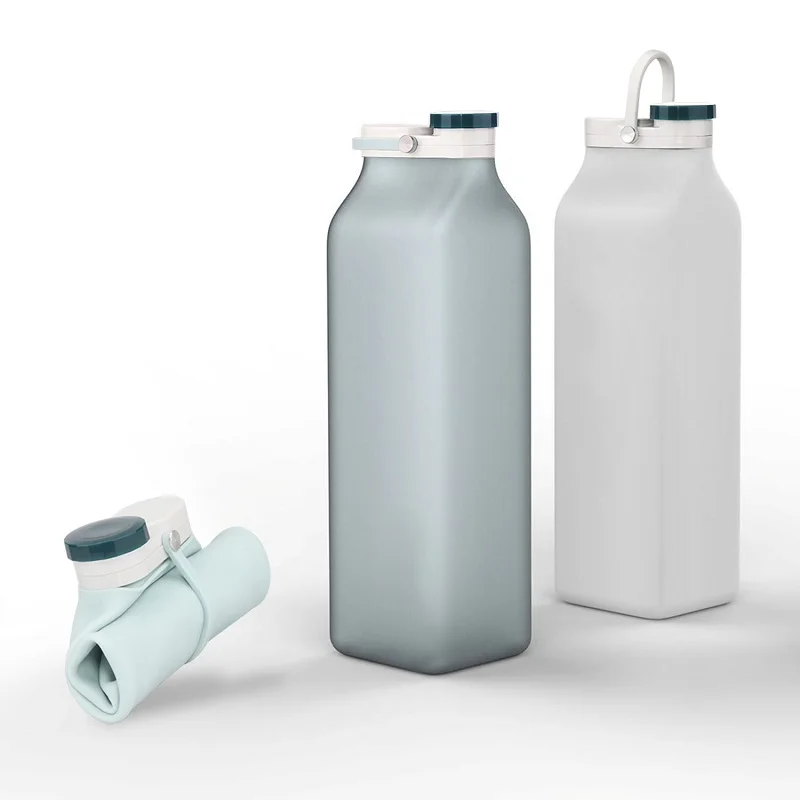 

That Folds Flat Camouflage Print Liquid Drink Plastic Compact Origamy Collapsible Water Bottle