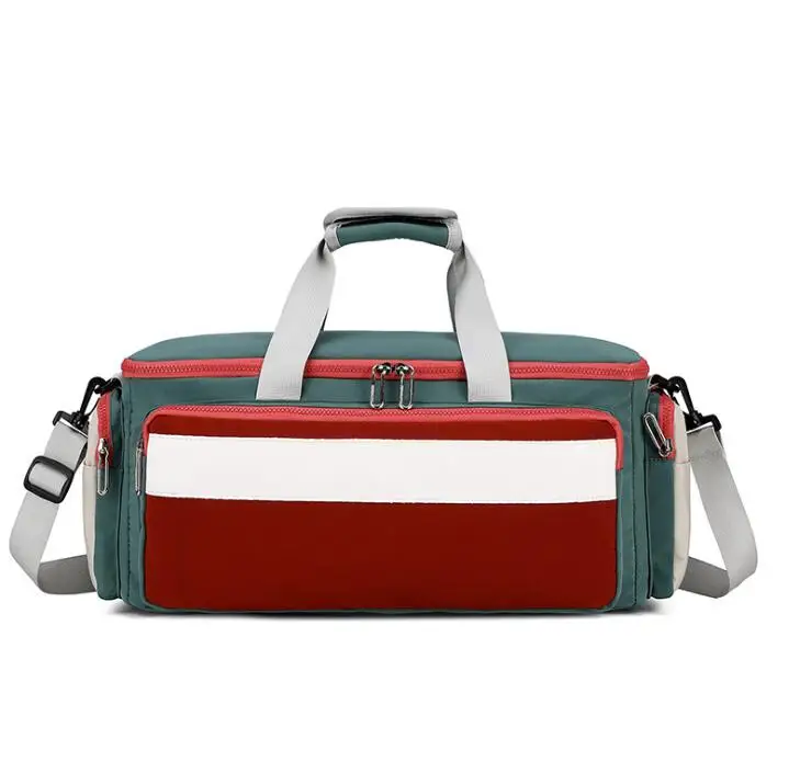 

Multifunction Oxford Cloth Waterproof Fitness Tote Bag Large Capacity Business Travel Bag, As the picture