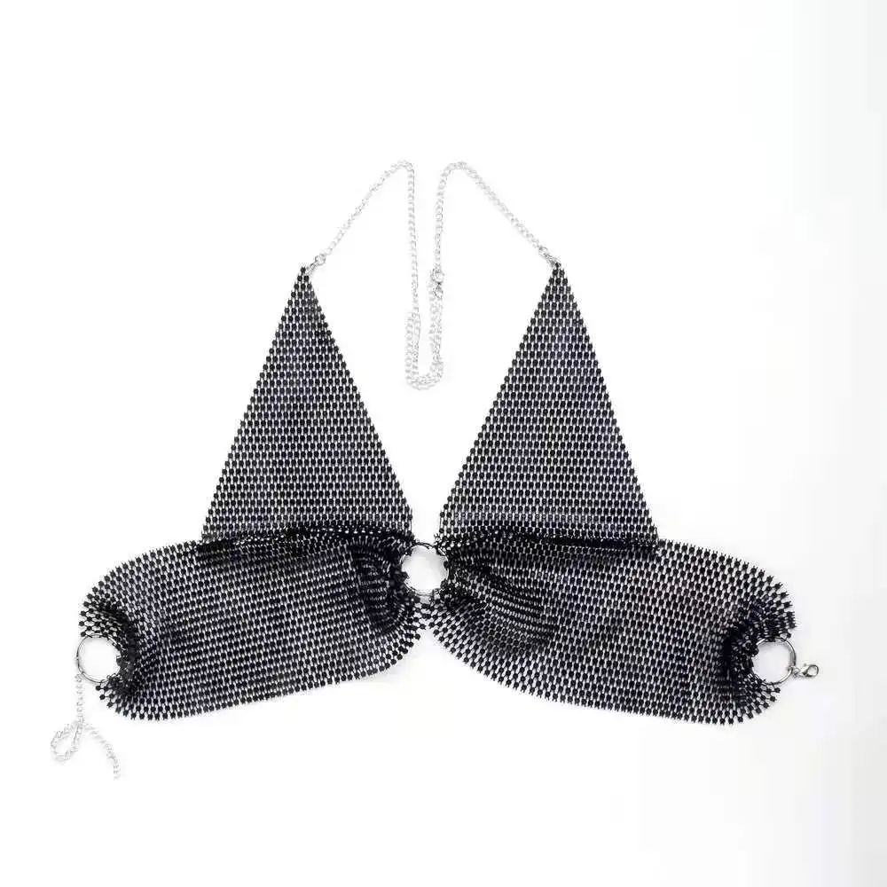 

Hanging Neck Outer Wear Fashion Rhinestone Bling Sexy Underwear