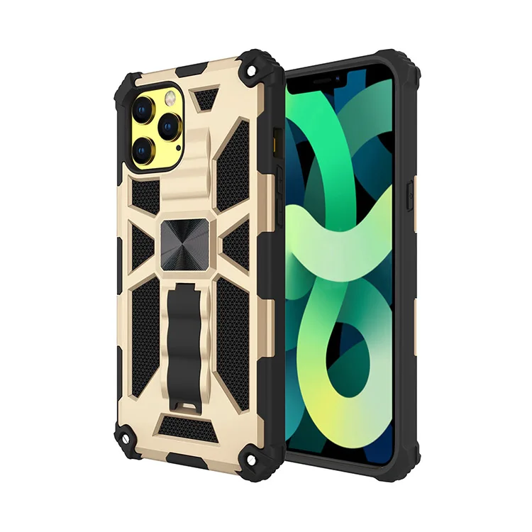 

2021 hot selling kickstand phone case  car holder cover  pro pro max