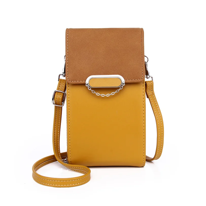 

Cute Small Crossbody Cell Phone Purse Synthetic Leather Mini Cellphone Bags for Women, As pics