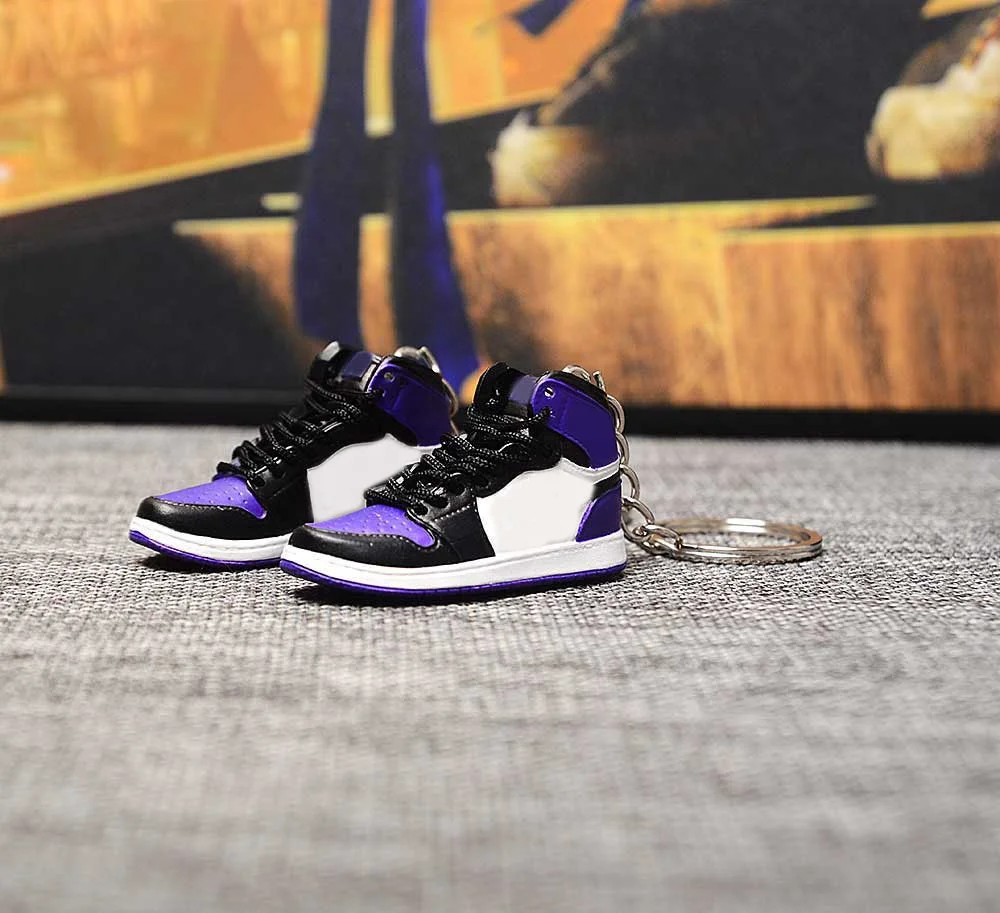 

Dropshipping All stuff mini 3d sneaker keychain in specifications FREE SHIPPING small plastic shoes toy shoes keychains