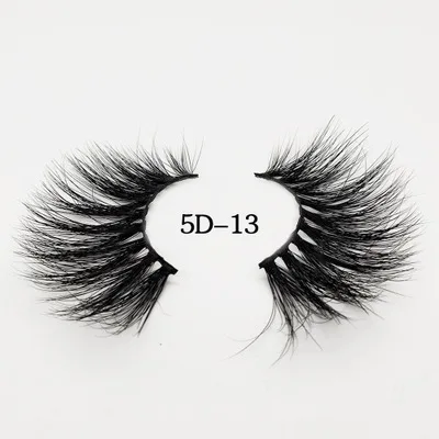 

QUEENA Wholesale 25mm5D mink hair false eyelashes 3D mink hair thick slender long eyelashes