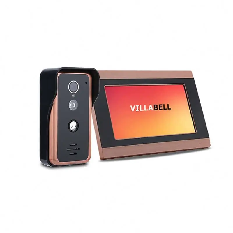 4 Wire Video System With Door Release Wifi Household Doorbell