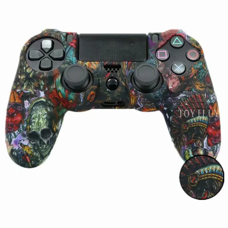 

Best quality for PS4 Controller Silicone Case Cover Skins For Sony playstation 4 PS4 Joystick Gamepad