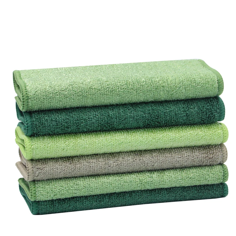 

OEM&ODM Antibacterial Super Absorbent New Eco-friendly Kitchen Cleaning Bamboo Fiber Cloth, Stock