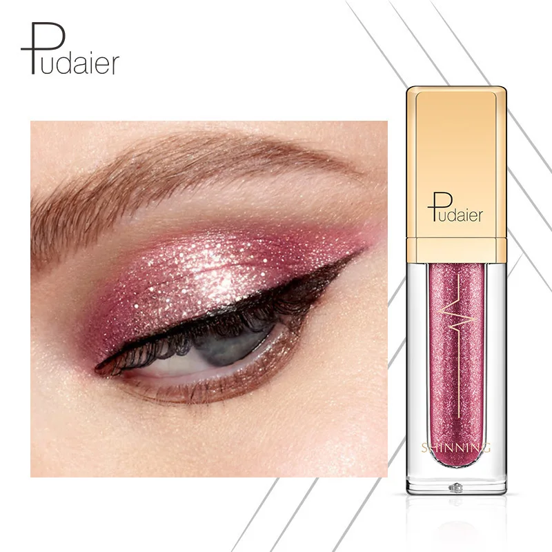 

Portable waterproof 18-color diamond sparkle fashion affordable liquid eyeshadow palette