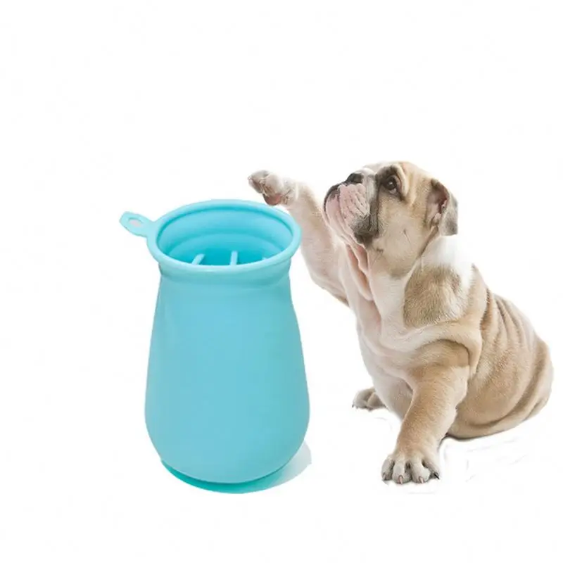 

Wholesale amazon hot sell silicone cleaning pet foot pet feet cup cleaner dog paw wash cleaner with brush, Customized color