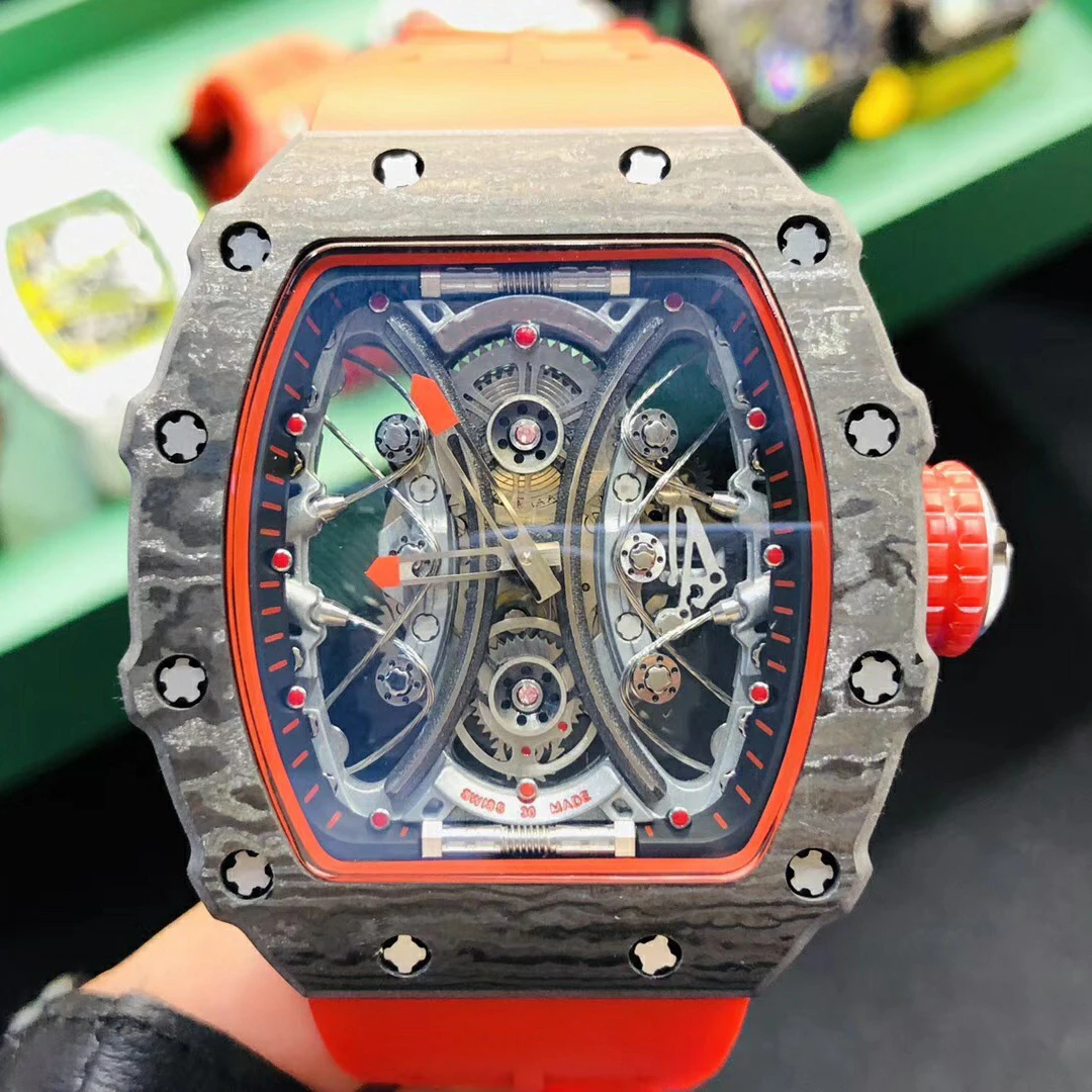 

RM35-01 TPT carbon fiber case visible tourbillon movement limited edition mechanical watch