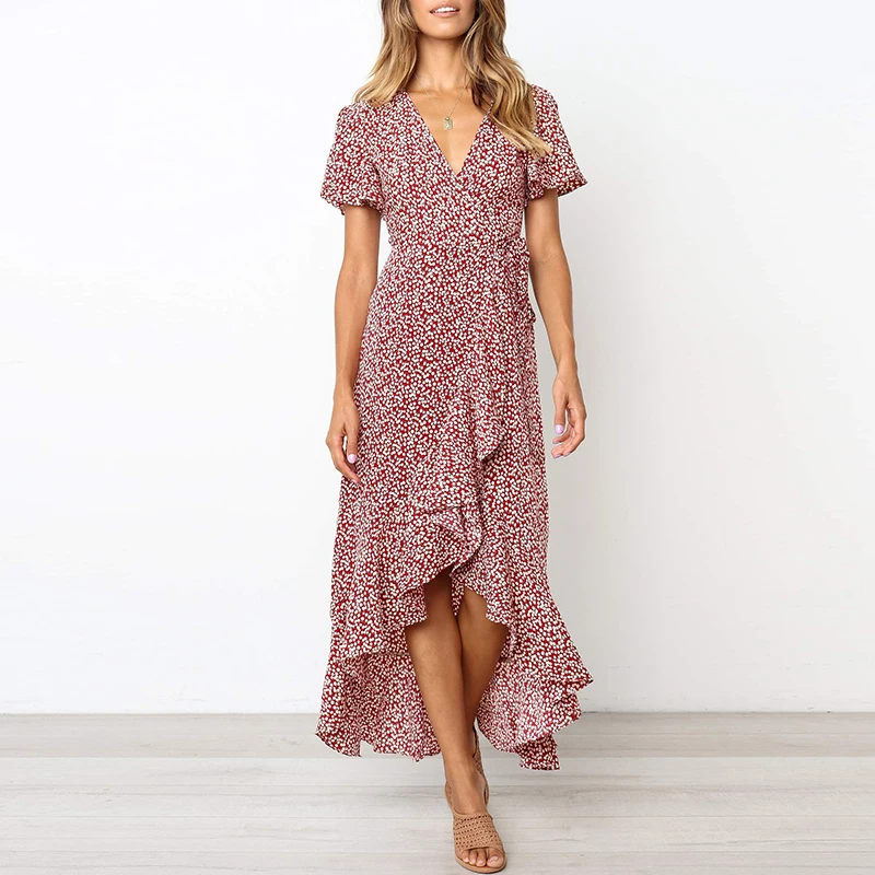 

Latest design eco friendly popular beach long maxi dresses women, Free