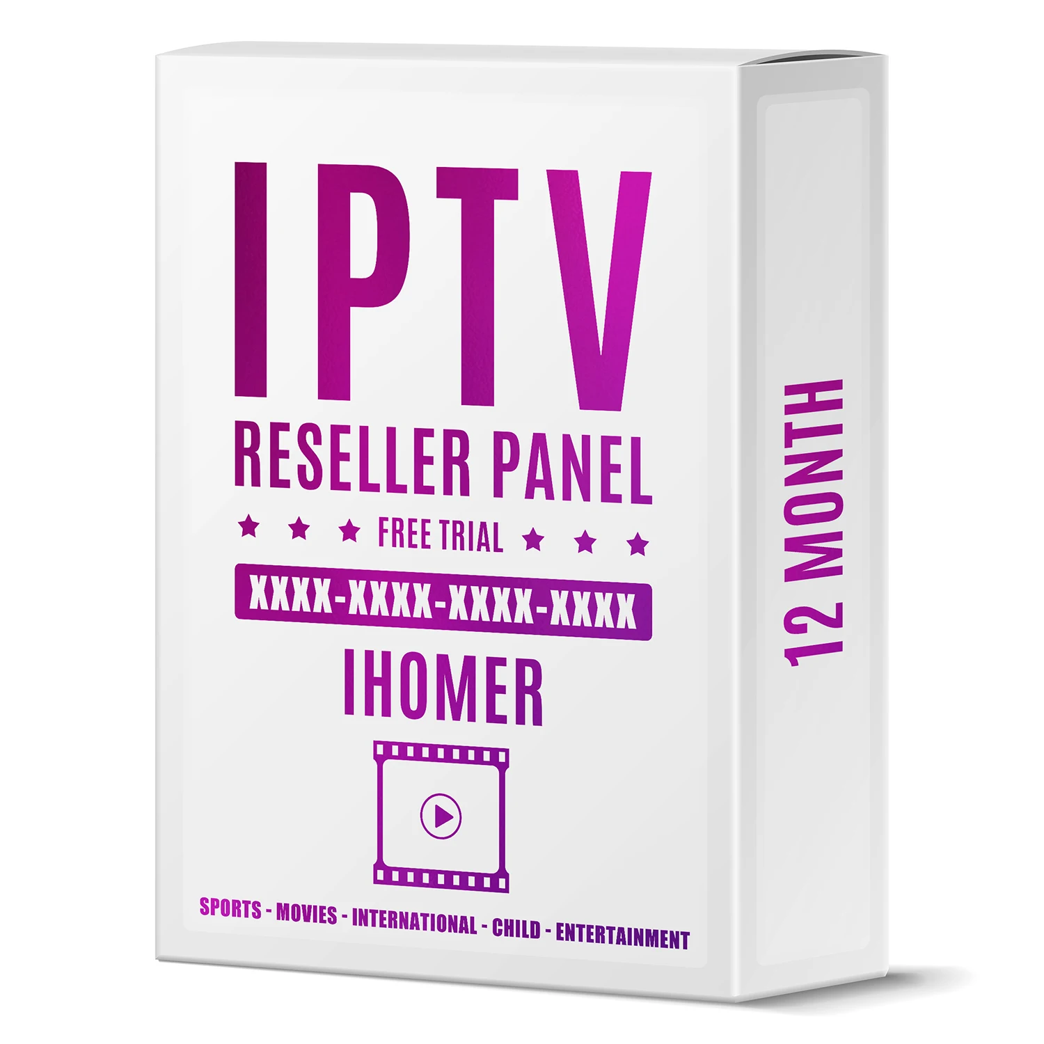 

2021 World IPTV code free trial ihomer Set Top Box Reseller Panel m3u iptv subscription 4k hd Android tvbox 12 months