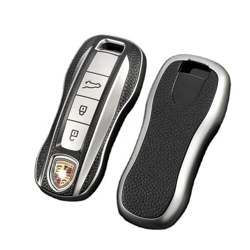 

Stylish Key Fob Cover for Porsche 2020 2021 Key Case Soft TPU Key Shell for Panamera Cayenne Macan 2019 2020