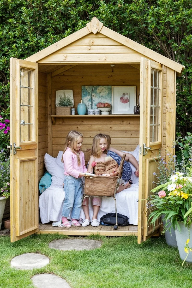 Shed Small Garden Before and After