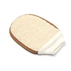 hotel luxury turkish kese body care hemp sponge terry cloth exfoliating natural bath gloves for women