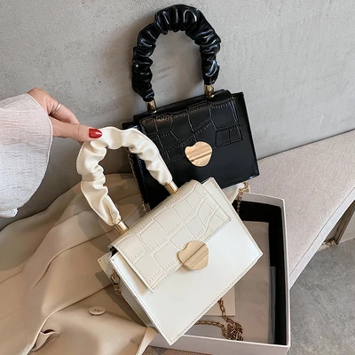 

Small square bag handbags 2020 trending handbags chain shoulder bag women fashion purses stylish ladies purple purse handbags, Black,white