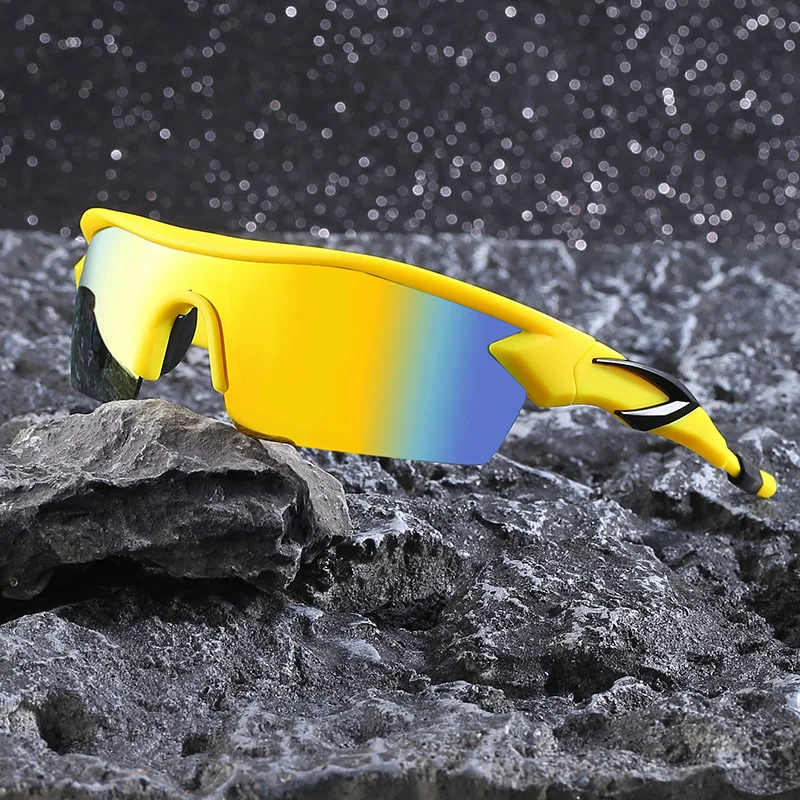 

LEMON European And American Dazzling Cycling Glasses Outdoor Sports Sunglasses Men Windproof Sunglasses Women Shades