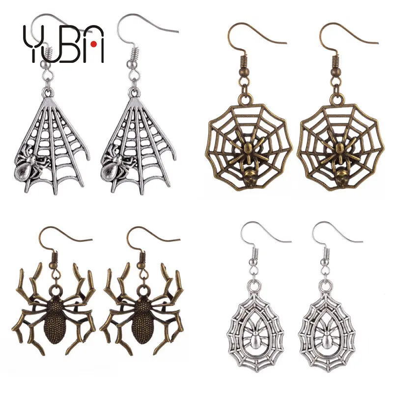 

Hesiod Halloween Earrings for Women Halloween Theme Insect Spider Dangle Earrings Jewelry Gift Set for Women Girls