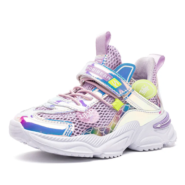 

2021 Children's Breathable Honeycomb Mesh Lightweight Sports Shoes Casual Fashion Running Shoes, As pic