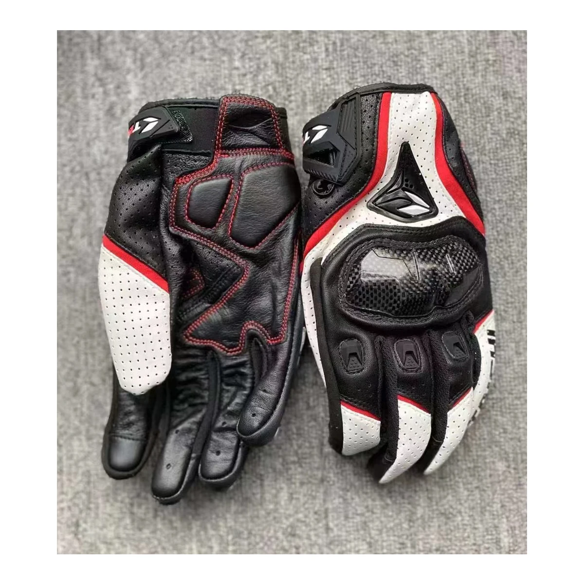 

Breathable Leather Motorcycle Gloves Racing Gloves Men's Motocross furygan glove guantes de carreras, Custom color