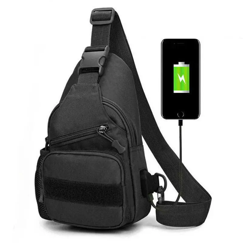 

Multifunctional tactical chest bag men and women leisure sports travel single shoulder backpack cycling mountain bag