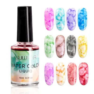 

Wholesale fashion private label cloudy series varnish long lasting Set Of Gel Varnishes For Nail Art decoration