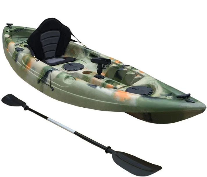 

New design white water single sit on plastic sea kayak, Red,yellow,blue,green,black,white,yellow mixed green......