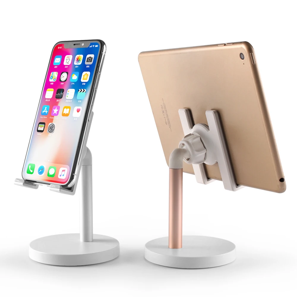 

2021 New hot Portable Cell Phone Holder Desk Adjustable Smart Phone Aluminum Stand For iphone MT100, Champagne gold,silver,black,rose gold