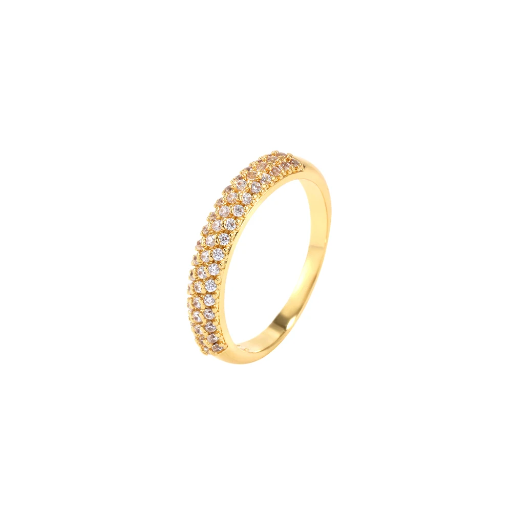 

Foxi Fashion Jewelry 18k Gold Plated Rings Cubic Zirconia Rings Jewelry Women