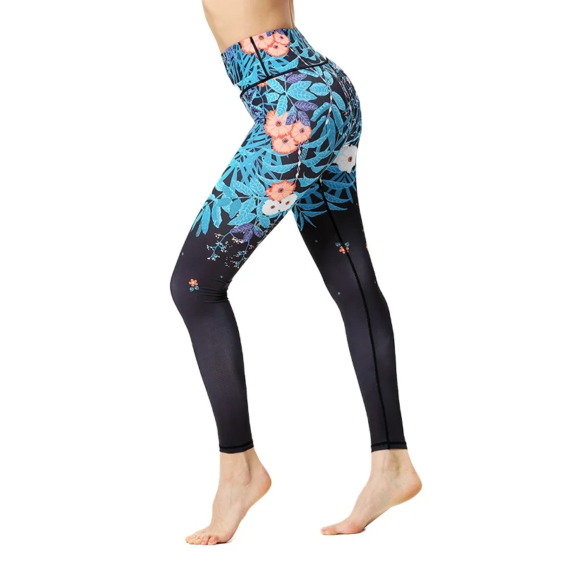 

2021 Sports Yoga Pants Sports Naked Feeling Private Label Girls Tights Printed Leggings