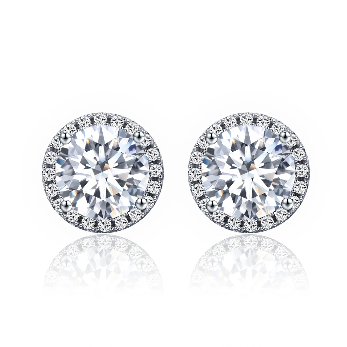 

SCE358 Classical simple cz cubic zirconia top sales 925 sterling silver stud earring