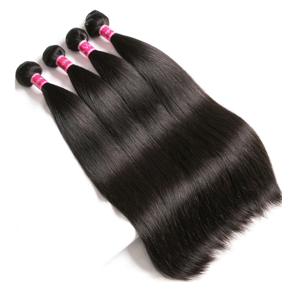 

14-30 Inch Synthetic Hair Extension Straight hair weft and Body Wave Hair Weaving for Afro Women (Natural black)