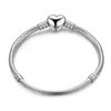 factory wholesale 3mm european snake chain bracelet 925 sterling silver charms bracelet