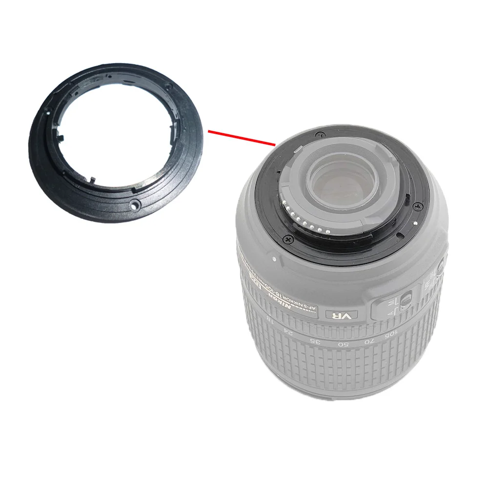 

Lens base ring for Nikon 18-135 18-55 18-105 55-200mm DSLR Camera Replacement Unit Repair Part, Black