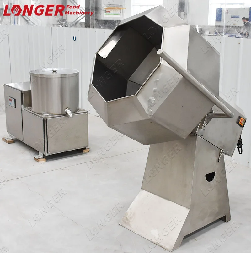 Continuous Drum Coating Flavoring Potato Chips Seasoning Machine For Potato Chips Buy Potato