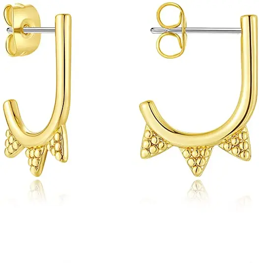 

Spike Stud Earrings Pierced Earrings Small Sun Earrings for Women
