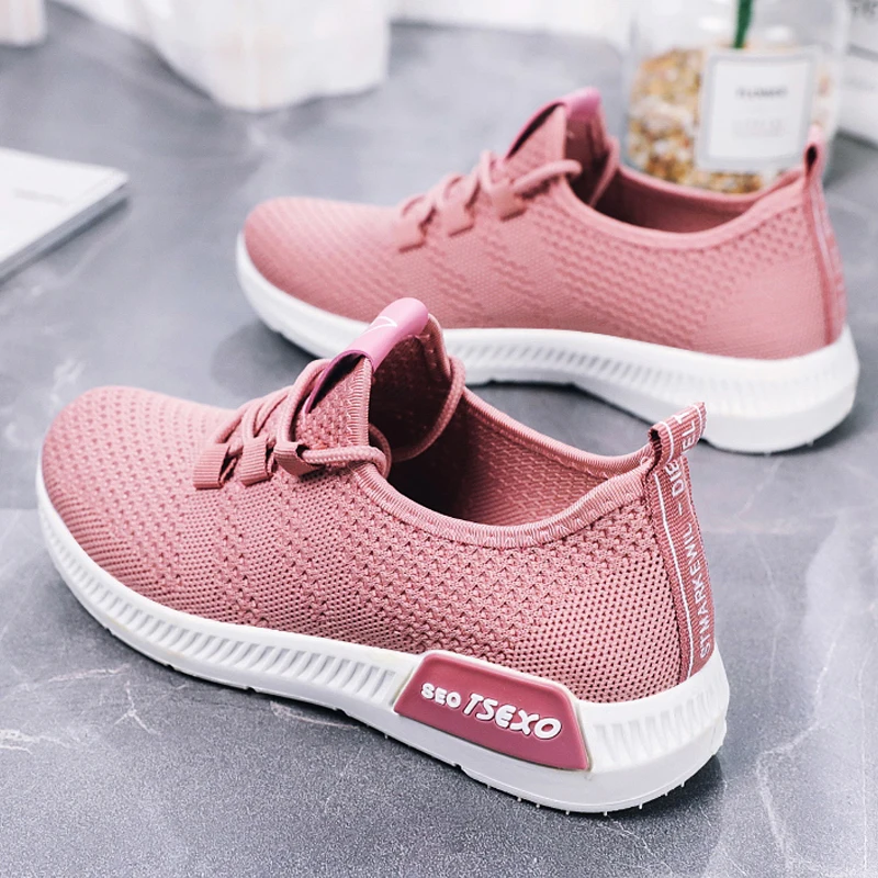 

2021 mesh sneakers high heels shoes for women running womens sneakers women's fashion sneakers