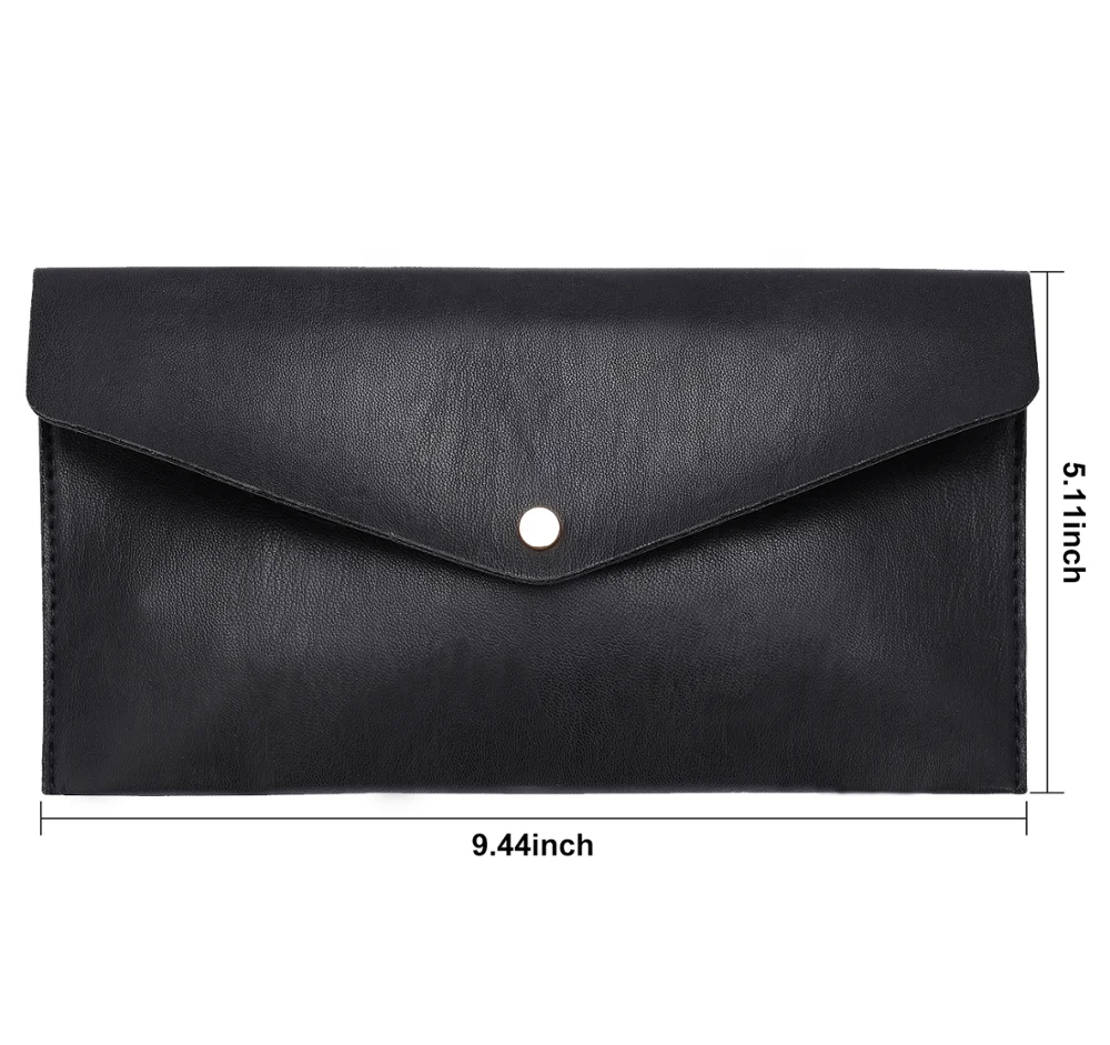 

Durable Black Cosmetic Bag Custom your Logo Makeup Brushes Set Bag Wholesale PU Leather Makeup Brush Bag, Custom color